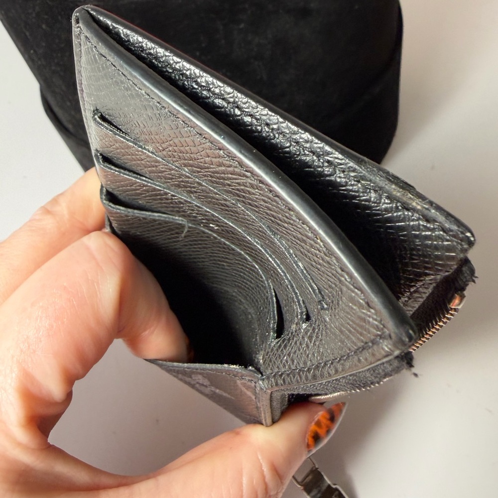 Louis Vuitton Monogram Eclipse Taiga Coin Card Holder - Picture 7 of 14